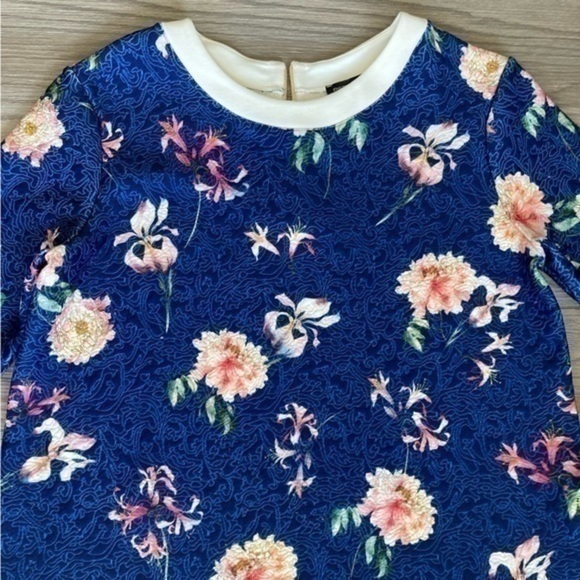 💋 Pietro Brunelli floral formal maternity dress 👗 M - Picture 3 of 11